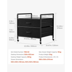 Minijääkaapin taso metallirunko viisitoista millimetriä massiivipuulevy kaksi vedenpitävää laatikkoa neljä lukittavaa pyörää