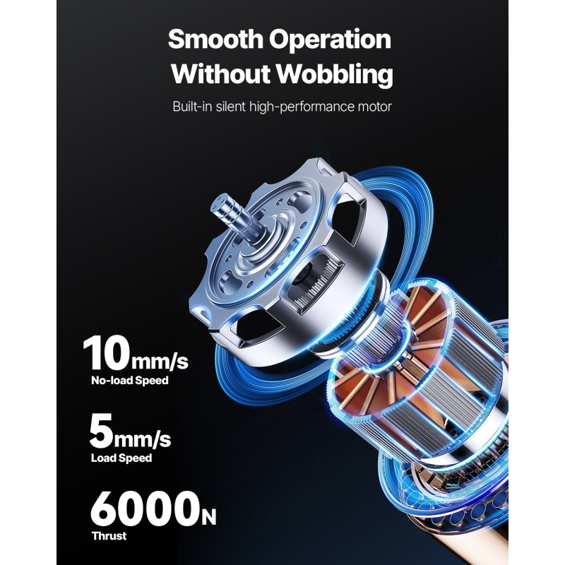 Sähköinen nostopöytä hiiliteräsrunko korkeussäädettävä 200–710 mm 150 kg