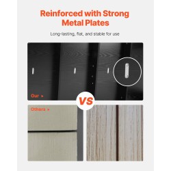 Suorakulmainen MDF-ruokapöytä laminaattipinnalla 160 x 80 cm 4–6 hengelle musta