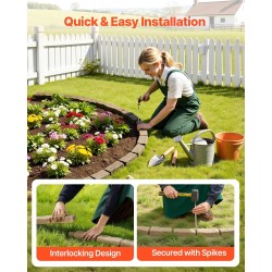 PE-muovinen taipuisa jäljitelmäkivireunus 1180×95×57 mm 24 kpl beige