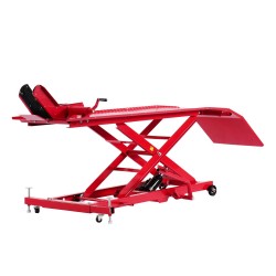 Hydraulinen moottoripyörän nostopöytä teräs 1000 paunan kantavuus