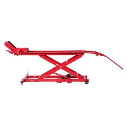 Hydraulinen moottoripyörän nostopöytä teräs 1000 paunan kantavuus