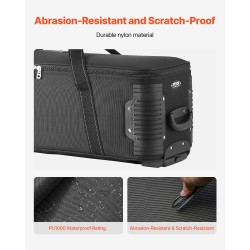 Rullattava kameralaukku 62,5 l vesitiivis 1680D nailon studiovarusteille
