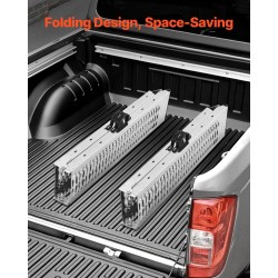 Teräs lastausrampit 2 kpl kantavuus 1000 paunaa taittuvat leveät ajopinnat