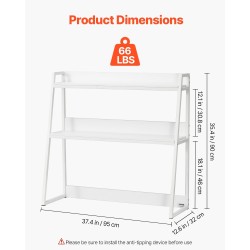Pöytähylly 2-tasoinen valkoinen lastulevyinen työpöydälle 95x32x90 cm