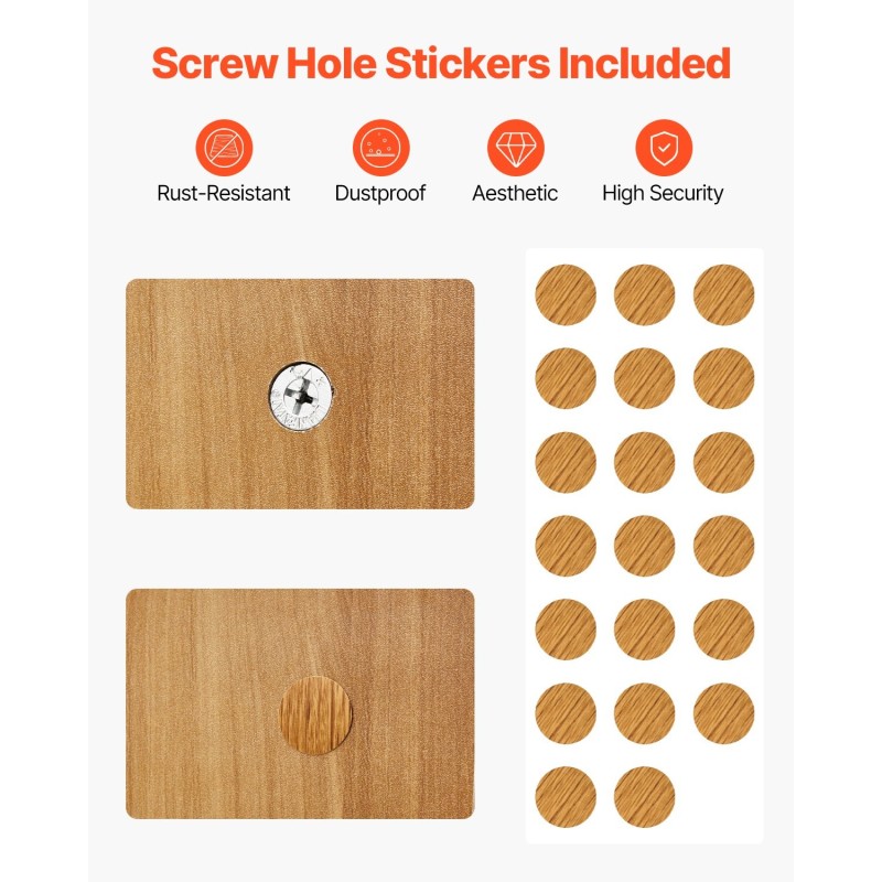 Pöytähylly lastulevy melamiinipinnoite puunsävy kantavuus 65 kg yksi taso