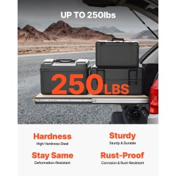 Laatikkokiskopari terästä 400 mm sivukiinnitys lukittava 113 kg kantavuus