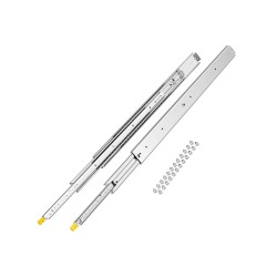 Laatikkokiskot teräs sivukiinnitys täyspidennys 1117 mm 226,8 kg