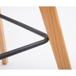 Tyylikäs baarijakkara selkänojalla ja jalkatuella, 2 kpl setti