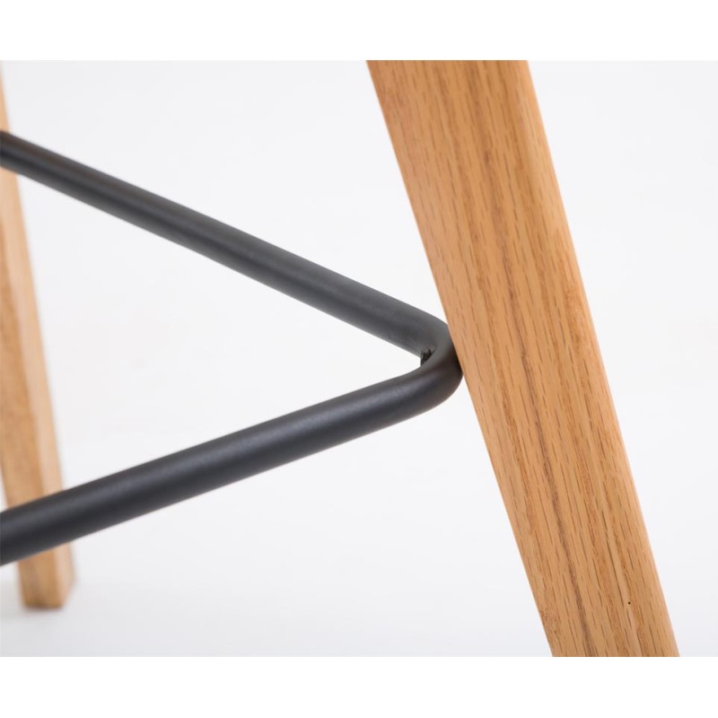 Tyylikäs baarijakkara selkänojalla ja jalkatuella, 2 kpl setti