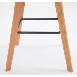 Tyylikäs baarijakkara selkänojalla ja jalkatuella, 2 kpl setti