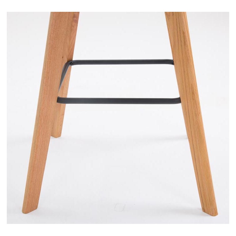 Tyylikäs baarijakkara selkänojalla ja jalkatuella, 2 kpl setti