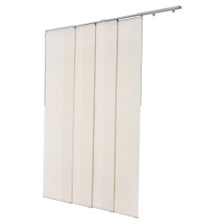 Paneeliverho polyesteri 4 paneelia säädettävä kisko 116–218 cm leikattava korkeus 243 cm