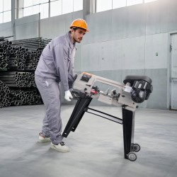 Metallivannesaha vaaka- ja pystysuuntainen metallille puulle muoville 550W 102×152 mm 0–45°