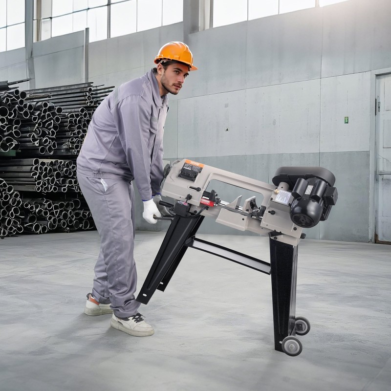 Metallivannesaha vaaka- ja pystysuuntainen metallille puulle muoville 550W 102×152 mm 0–45°