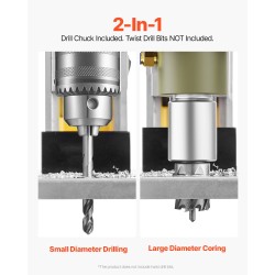 Magneettiporakone 1400 W 12500 N pitovoima kruunuporan halkaisija 40 mm 11 kruunuporaa