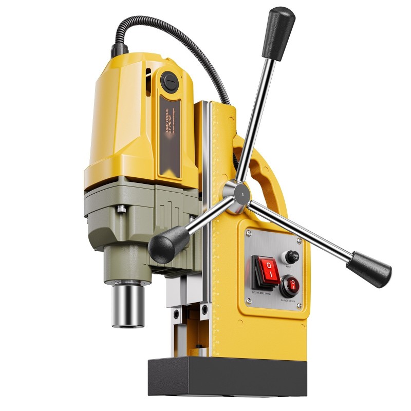 Magneettiporakone 1400 W 12500 N pitovoima kruunuporan halkaisija 40 mm 11 kruunuporaa