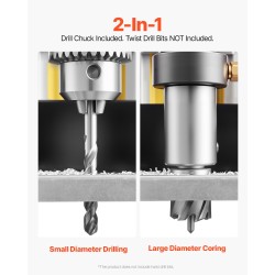 Magneettiporakone 1400 W metalliporaukseen 50 mm kruunupora 13000 N pidätysvoima