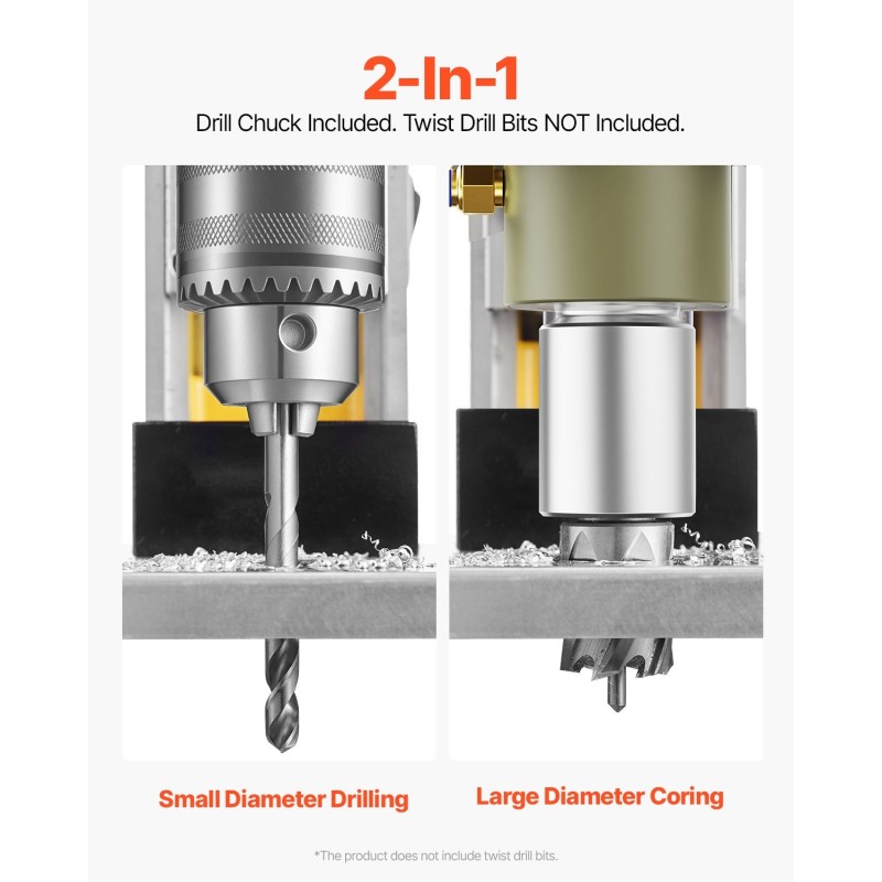 Magneettiporakone metallille 1400 wattia 40 millimetriä ydinporalla 12500 newtonin pitovoima