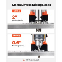 Magneettinen pylväsporakone 1350 W magneettivoima 12500 N 50 mm