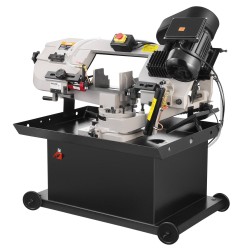 Metallinen vaaka- ja pystyyn käännettävä vannesaha 1,1 kW 178 x 209 mm