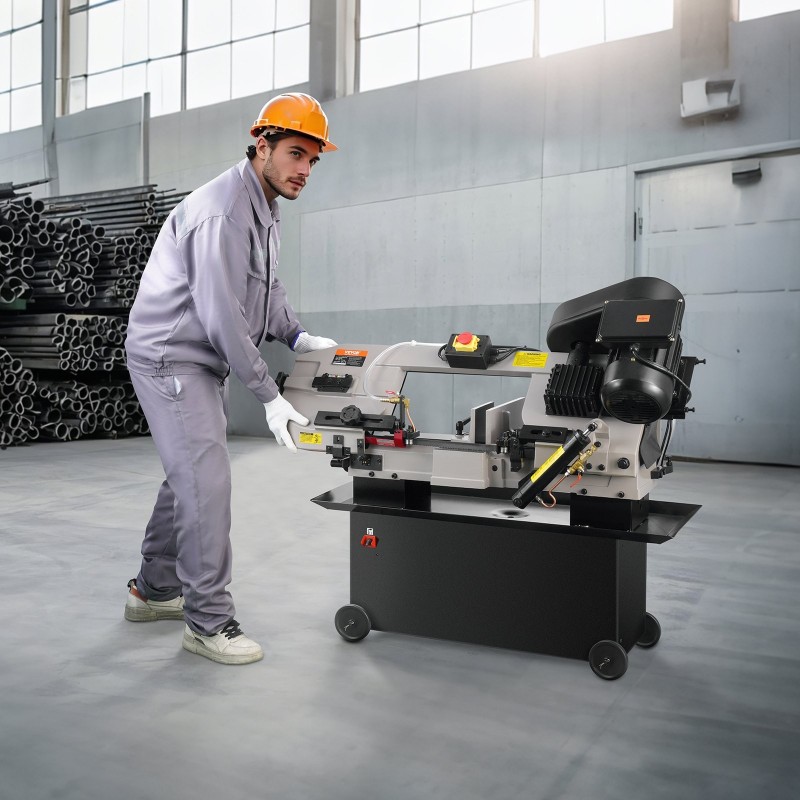 Metallinen vannesaha vaaka- ja pystyleikkaukseen 178 x 305 mm 1,1 kW