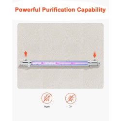 UV-vedenpuhdistin 304-ruostumaton teräs koko talon 50W 45,4 l/min