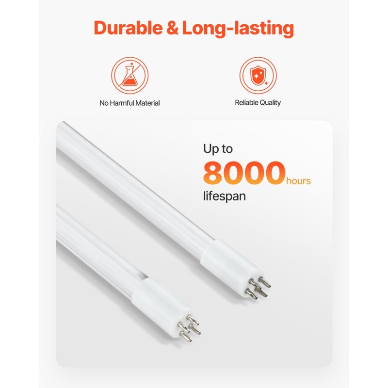 UV-vedenpuhdistin 304-ruostumaton teräs koko talon 50W 45,4 l/min