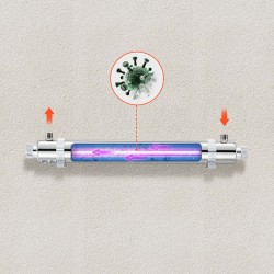 UV-vedenpuhdistin 304-ruostumattomasta teräksestä 25 W 22,7 l/min 8000 tuntia