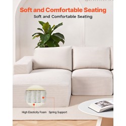 Moduulisohva U-muotoinen vakosamettiverhoilu lepotuololla leveillä käsinojilla korkean kimmoisuuden vaahto