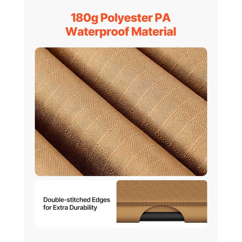 Terassipergola hiiliteräsrunko 365 x 305 cm 180g polyesteri PA-vesitiivis