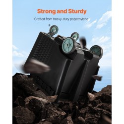 Eristetty jäätelokero kestävä muovirakenne 56,7 kg kapasiteetti 45 mm polyuretaanieriste