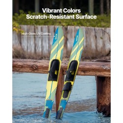 Vesihiihtosetti 170,2 cm PU-vaahto puukansi aikuisille enintään 136 kg