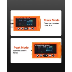 Digitaalinen momenttiavain autoihin ja moottoripyöriin 3/8 tuuman vääntiöllä 0–135 N.m 72 hammasta