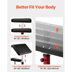 Hauiskääntöpenkki hiiliteräsrunko kaksisataa kilogrammaa kantava säädettävä istuin tukee levytankoa ja käsipainoja