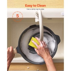 Keitto- ja paistosetti 17-osainen granittipinnoitettu induktiolle musta