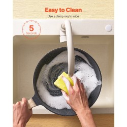 19-osainen kattila- ja pannusetti graniittipinnoitteella induktiolle musta karkaistuilla lasikansilla