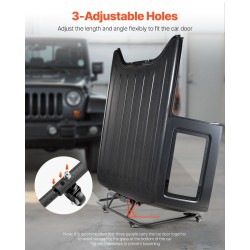 Siirrettävä teräksinen säilytyskärry Jeep Wrangler TJ JK JL kovakatolle ja oville