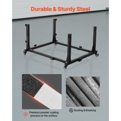 Ovien säilytyskärry teräs 4 ovea liikuteltava sopii Jeep Wrangler ja Gladiator 2007–2023