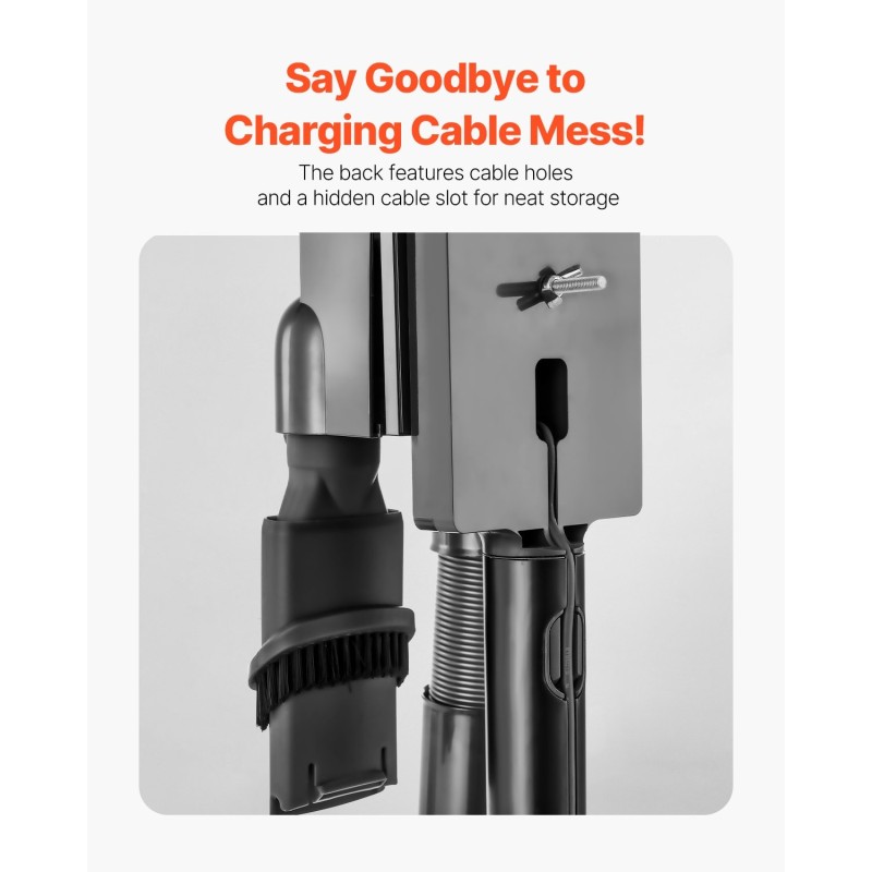 Pölynimurin teline säädettävä korkeus 34–51 tuumaa hiiliteräs itseseisova 3 pidikettä 6 lisävarusteelle