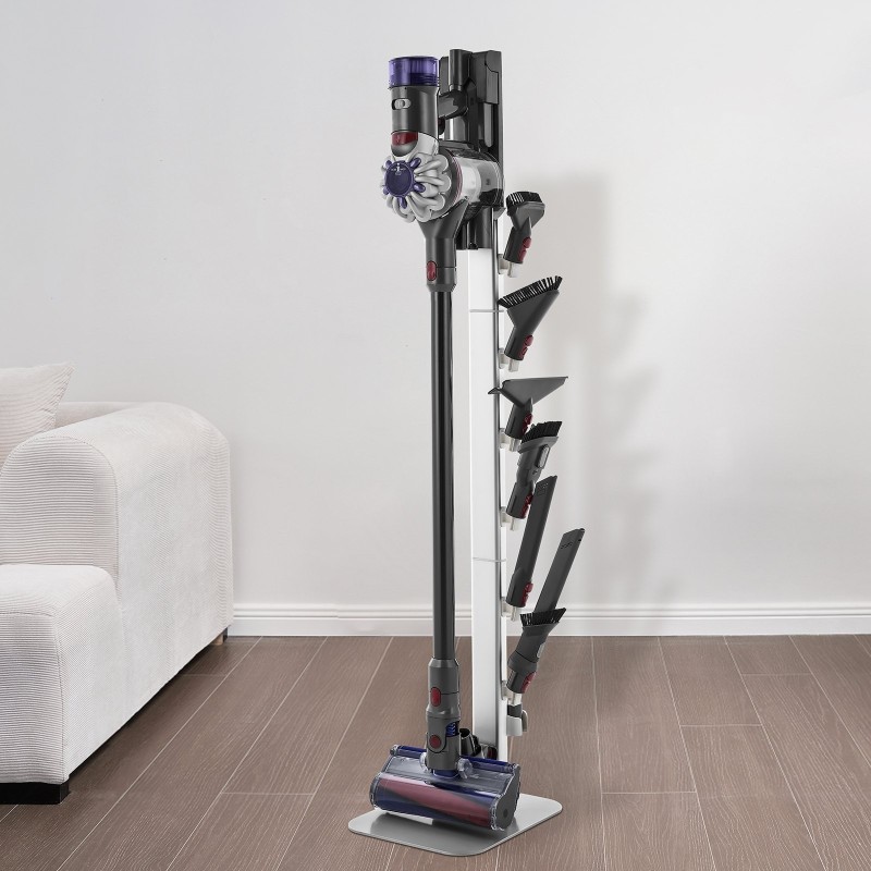 Itsekantava pölynimuriteline hiiliteräs alumiini 126 cm 6 koukkua Dyson V6-V15