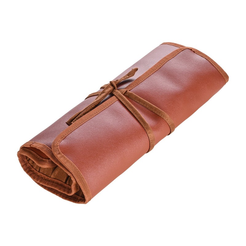 Nahkatyökalusarja 72 osaa metallia ja puuta säädettävä uraaja nahkainen säilytyslaukku