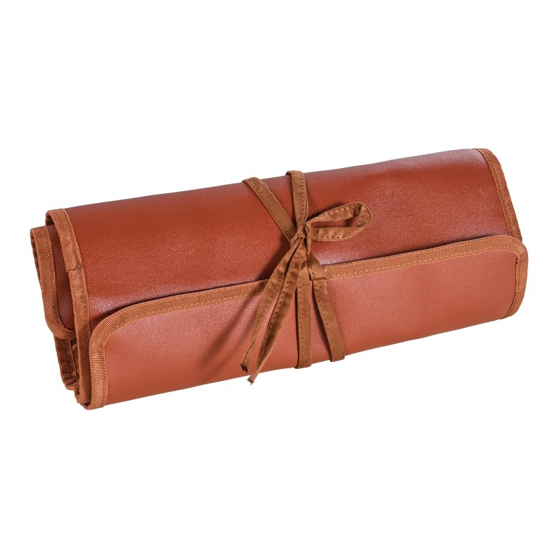 Nahkatyökalusarja 72 osaa metallia ja puuta säädettävä uraaja nahkainen säilytyslaukku