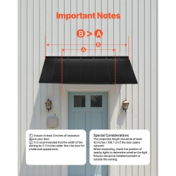 Teräsovikatos 2032×910 mm musta kolmiorunkoinen ovelle ja ikkunalle