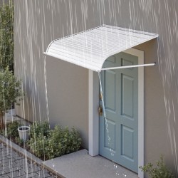 Ovi- ja ikkunakatos alumiiniseoksesta 1016×1066 mm vedenpoistolla