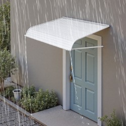 Ovi- ja ikkunakatos alumiiniseoksesta 1219×1066 mm vedenpoistolla