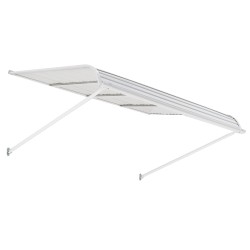 Alumiininen ovikatos 1524×1066 mm sadesuoja oville