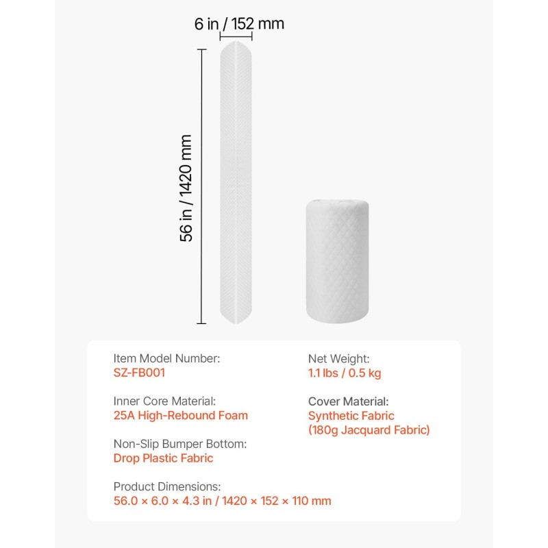 Sängyn reunatuki 56-tuumainen vaahtomuovinen lapsille liukumaton konepestävä päällinen