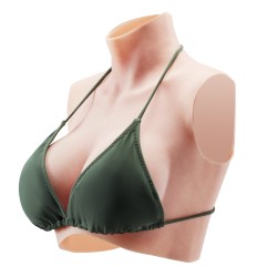 Silikonirintapanssari 100 prosenttinen silikoni C kuppi vaalea ihonsävy esiintymisiin