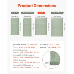 Tatamimatto luonnollisesta ruohokasvista 2032x1397 mm kolmiosainen taitto liukumaton tausta